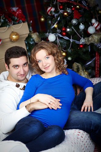 Фотосессия беременной с мужем